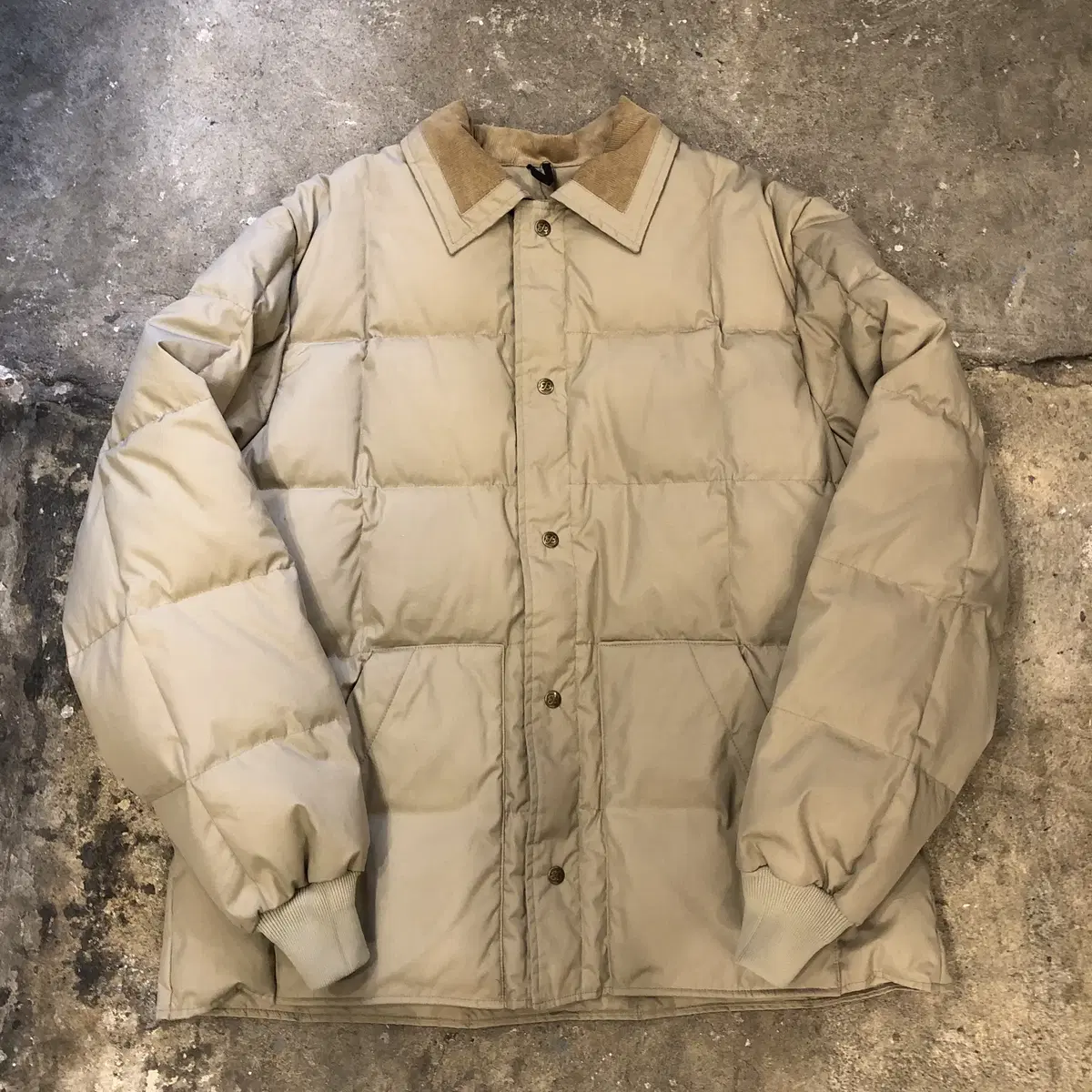 80s Eddie Bauer Goose Down Snap Jacket